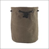 Opbergzak - Canvaszak - Khaki - Hoogte 35cm - diameter 30cm