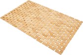 WDMT™ Bamboe badmat | 50 x 77,5 cm | Vloerkleed | Anti-slip bamboe