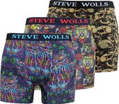 Steve Wolls® - Boxershorts - 3 Pack - Maat XL - Set 02