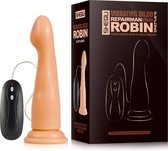 Robin de repairman's cock - realistische cyberskin, 20 standen vibrerende dildo