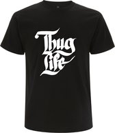 Thug Life heren t-shirt | gangster | tupac | crimineel | zwart