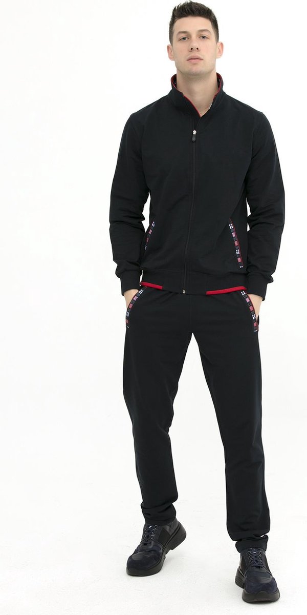 SCR. Shem Sportbroek Heren - Joggingbroek om te Sporten - Donker Blauw - Maat M