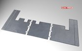 Set rubber automatten op maat Ford Custom Tourneo tweede zitrij Persoonsauto vanaf 2012