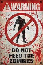 Pyramid Warning Do Not Feed the Zombies  Poster - 61x91,5cm