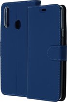 Accezz Hoesje Geschikt voor Samsung Galaxy A20s Hoesje Met Pasjeshouder - Accezz Wallet Softcase Bookcase - Donkerblauw