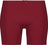 RJ Bodywear Pure Color dames extra lange pijp short - donkerrood - Maat: 4XL