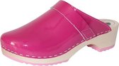 Clog Fuchsia Lak | Makkelijk Schoon te Maken | BigHorn 6006 | Maat 37