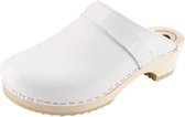 Clog Wit Lak met Witte Zool | Makkelijk Schoon te Maken | BigHorn 6006 | Maat 42