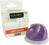 HairFX London Hair ChalkIn Swirls Haarkrijt kleur styling wasbaar Halal 5g - Purple Passion