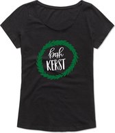 Ladies Shirt - Foute Kerst - Kerst Shirt - Casual - Christmas - Happy Holidays - Bah kerst - maat XL