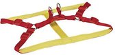 CHAPUIS SELLERIE SLA286 Verstelbaar harnas voor honden - Comfort halsband in rood nylon - Breedte 25 mm - Afmeting 70-90 cm - Maat XL