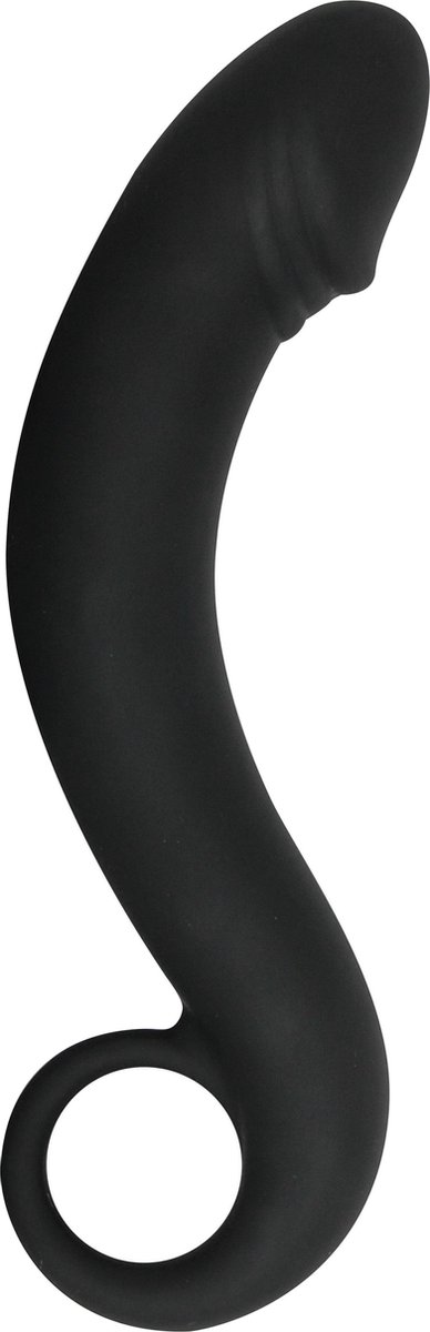 Goedkoopste Banoch | Dildo G- Friend Black | Zwart siliconen | g-spot | Ø 3,1 cm | 17 cm