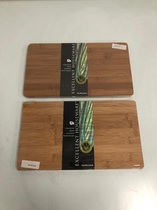 Excellent houseware bamboe snijplanken - twee stuks