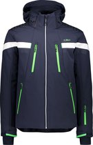 CMP Wintersportjas - Maat 56  - Mannen - donkerblauw/wit/groen