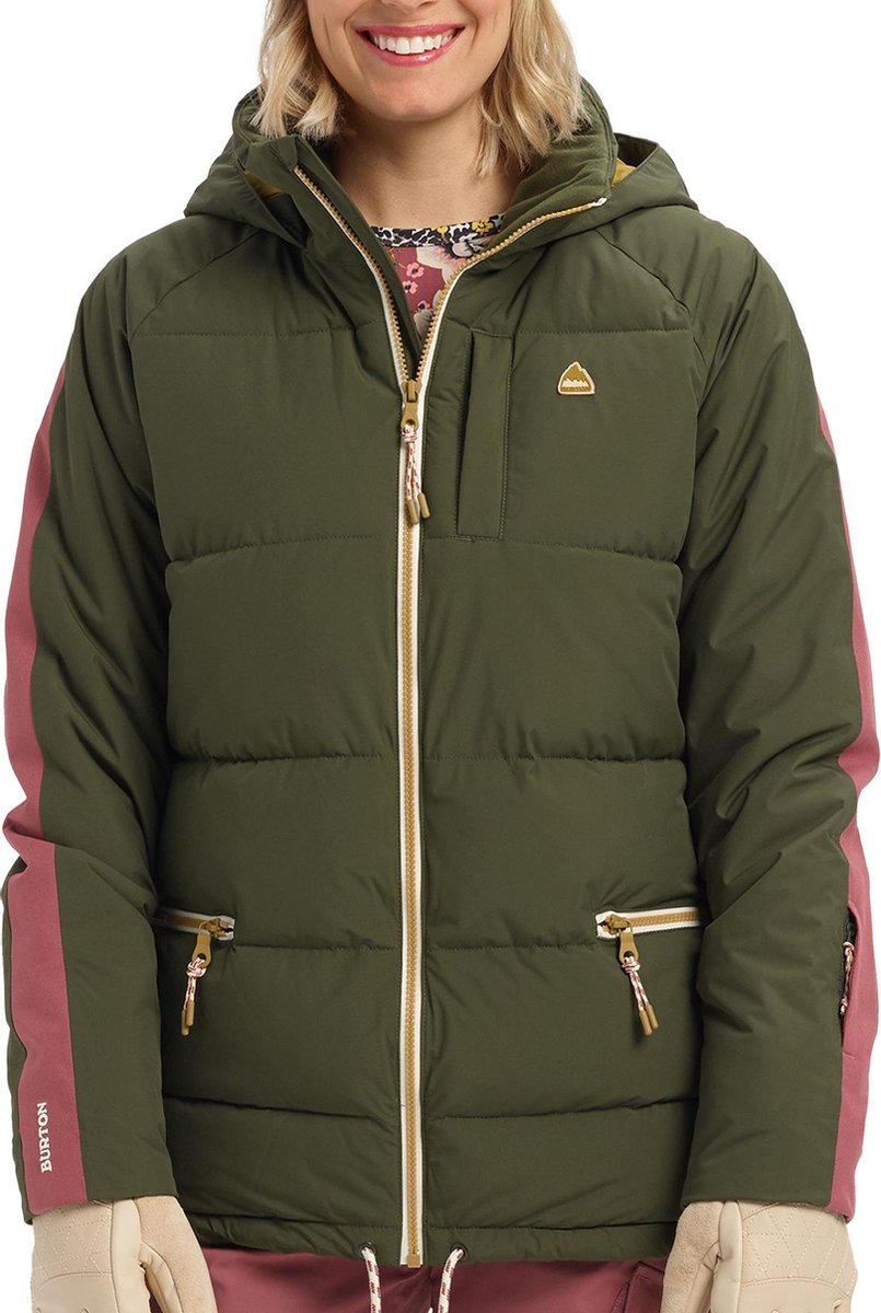 Burton Wintersportjas – Vrouwen donkergroen Roze