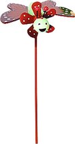 Tib Tuinprikker Butterfly 12 X 11 Cm Hout Rood