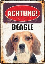 Plenty Gifts Waakbord Hond Beagle 21 X 14,8 Cm Bruin (de)