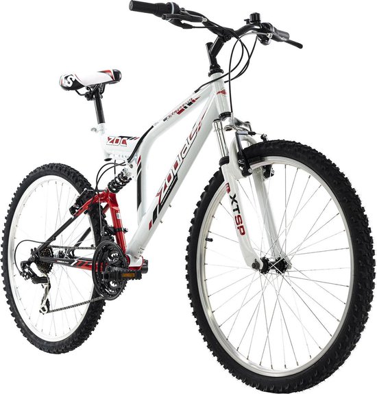 Helder op mild Naschrift Ks Cycling Fiets 26 inch fully-mountainbike Zodiac met 21 versnellingen wit  - 48 cm | bol.com