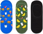 Happy Socks 3-Pack Liner | Sneaker Socks Hamburger