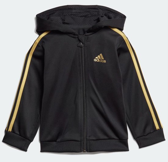 Bestuurbaar Laatste winkel adidas Trainingspak - Maat 74 - Unisex - zwart/goud | bol.com