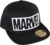 MARVEL - WHITE OUTLINE LOGO SNAPBACK CAP