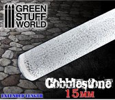 GreenStuffWorld Rolling pin cobblestone 15mm