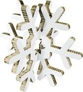 3motion- Kerstversiering - Kerstdecoratie- Sneeuwvlok -5 Stuks - Ecologisch- Honingraadkarton -29 X 60 Cm - 100% Recyclebaar - Dikte 16mm
