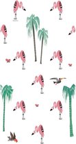 KEK Amsterdam| Wallpaper Flamingo