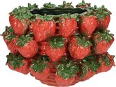 Wants&Needs Bloempot Strawberry Rood 33 X 33 X 22