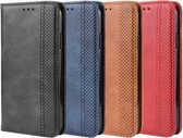 Hoesje iPhone X/10 - Book case cover - Flip hoesje met portemonnee - blauw - hoesje met ruimte voor pasjes - wallet flipcase telefoonhoesje