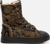 Shoesme Veterboots groen - Maat 22