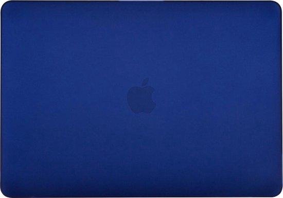 Hardcover Hoes - Geschikt voor Macbook Pro 13.3 Inch A2289/A2251/A2338 - Mat Donkerblauw - AA Commerce