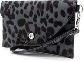 Clutch dierenprint Grijs
