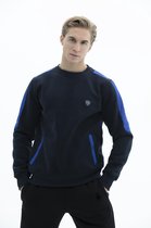 SCR. Lelyan - Warme Heren Sweater - Trui met steekzakken - Donkerblauw - Maat M