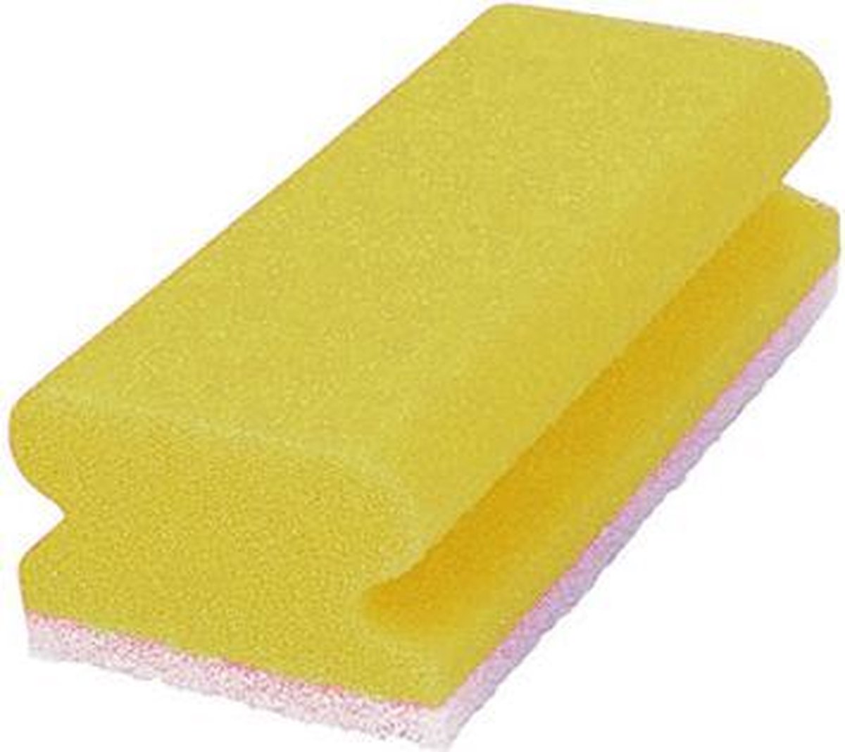 Goedkoopste MAUS schuurspons met greep geel 40 stuks - 4 kleuren leverbaar