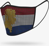Duopack: Holland washable mondmasker - L / Stoffen mondkapjes met print / Wasbare Mondkapjes / Mondkapjes / Uitwasbaar / Herbruikbare Mondkapjes / Herbruikbaar / Ov geschikt / Mondmaskers