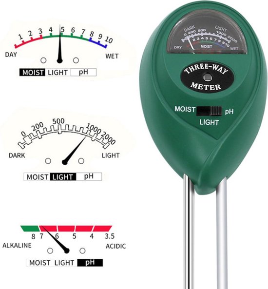 Able & Borret | Vochtigheidsmeter | pH meter grond | Lichtmeter