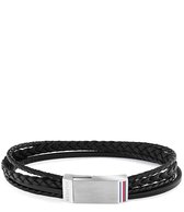 Tommy Hilfiger Armbanden Multi Wrap Plaque Bracelet Zwart