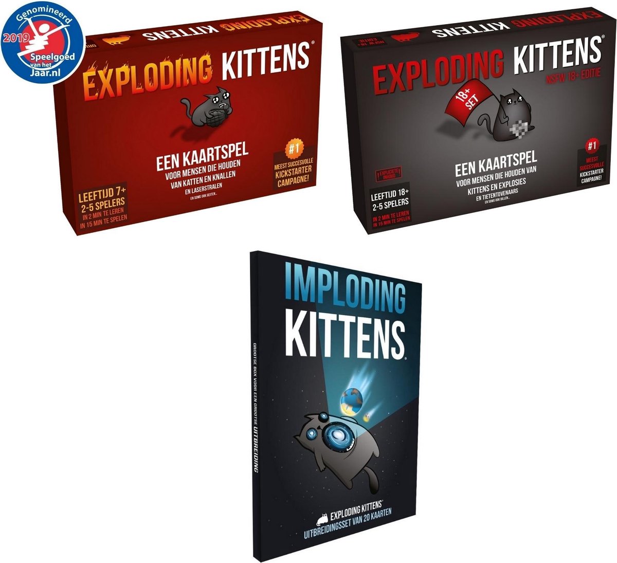 Exploding Kittens Bundel - Nederlandstalig | Games | bol.com