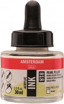 Amsterdam Acrylic Inkt Fles 30 ml Parelgeel 818
