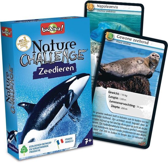 Thumbnail van een extra afbeelding van het spel Nature Challenge - Zeedieren - Educatief Spel