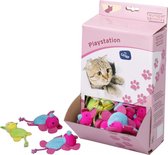 Ebi Shortplush crack felt pet 7,5CM, LET OP ! PER 4 STUKS EN GEEN KEUZE MOGELIJK !!