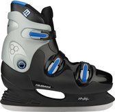 Nijdam IJshockeyschaats - Hardboot - Zwart/Blauw - Maat 43