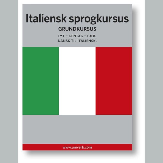 Italiensk sprogkursus - cover