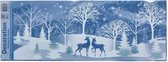 Raamsticker Kerst - Raamdecoratie - Sfeer Kerst - Herten - ijskegels - sterren  - Wit - 60 cm - 4 stuks