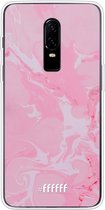 OnePlus 6 Hoesje Transparant TPU Case - Pink Sync #ffffff