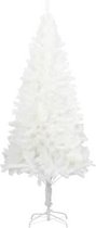 vidaXL Kunstkerstboom met levensechte naalden 240 cm wit