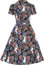 Collectif Caterina Forest Floral 50's Swing Jurk Multi