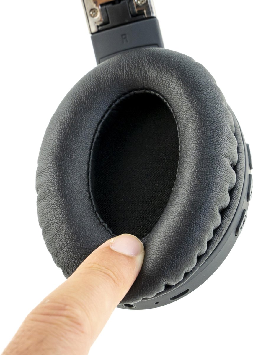 PowerLocus P4 Draadloze Over-Ear Koptelefoon met Microfoon - - afbeelding 3