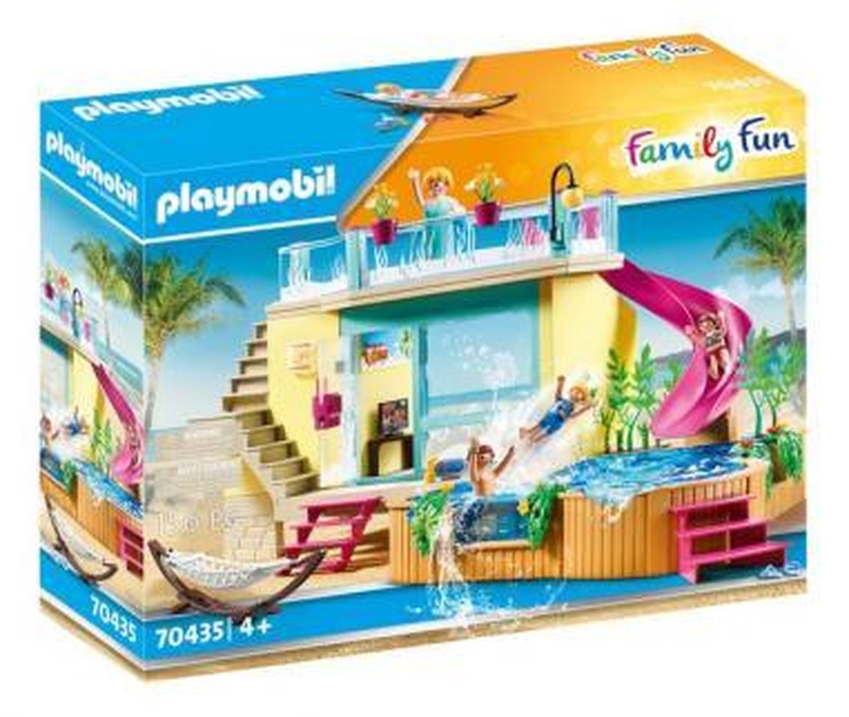 PLAYMOBIL Family Fun Bungalow avec piscine - 70435